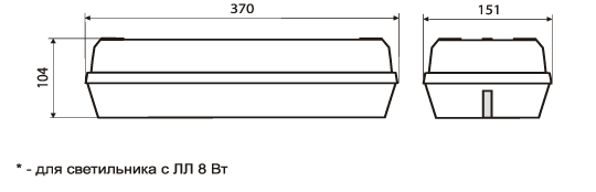 Технические характеристики светильника УНИВЕРСАЛ BS -943-2X8 (УХЛ 4)