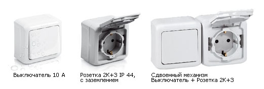 Розетки Quteo IP 20 Розетки Quteo IP 20
