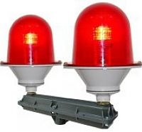 Заградительный огонь 2хЗОМ-48LED-АВ >32cd, type «B»